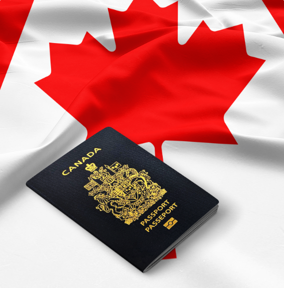 passport canada top satin canadian flag