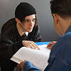 school scene with queer teens